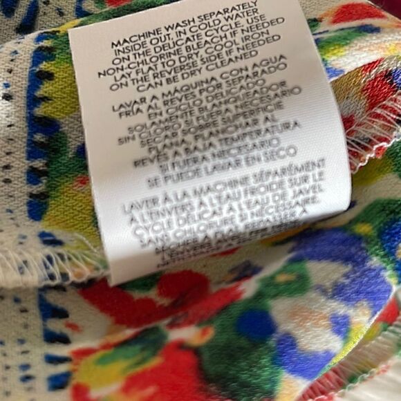 Cabi Romper Womens Size Small fiesta Floral Cruise yacht jumpsuit light Fun - Picture 8 of 9